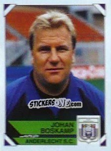 Figurina Johan Boskamp - Football Belgium 1994-1995 - Panini