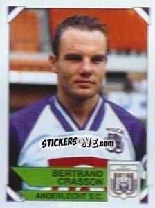 Sticker Bertrand Crasson - Football Belgium 1994-1995 n. 31 - Panini