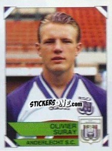 Figurina Olivier Suray - Football Belgium 1994-1995 - Panini