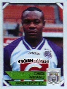 Figurina Chidi Nwanu - Football Belgium 1994-1995 - Panini