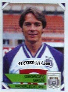 Sticker Georges Grun - Football Belgium 1994-1995 n. 34 - Panini
