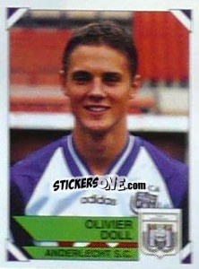 Sticker Olivier Doll - Football Belgium 1994-1995 - Panini