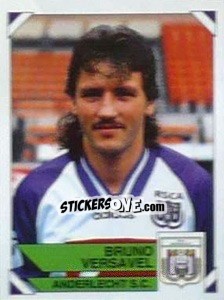 Sticker Bruno Versavel - Football Belgium 1994-1995 - Panini