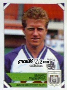 Sticker Marc Emmers - Football Belgium 1994-1995 n. 40 - Panini