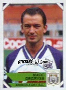 Sticker Marc Degryse - Football Belgium 1994-1995 - Panini