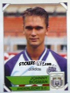 Figurina Johnny Bosman - Football Belgium 1994-1995 - Panini