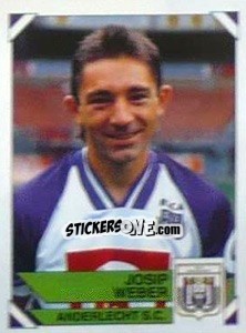 Sticker Josip Weber - Football Belgium 1994-1995 n. 44 - Panini