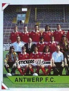 Sticker Elftal / Equipe - Football Belgium 1994-1995 - Panini