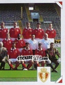 Sticker Elftal / Equipe - Football Belgium 1994-1995 n. 47 - Panini