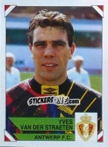 Sticker Yves van der Straeten - Football Belgium 1994-1995 n. 49 - Panini