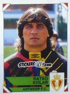 Figurina Ratko Svilar - Football Belgium 1994-1995 - Panini
