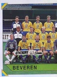 Sticker Elftal / Equipe - Football Belgium 1994-1995 - Panini