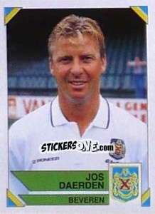 Sticker Jos Daerden - Football Belgium 1994-1995 - Panini