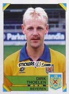 Figurina Dirk Thoelen - Football Belgium 1994-1995 - Panini