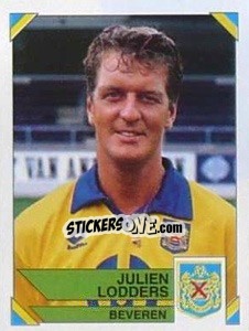 Sticker Julien Lodders - Football Belgium 1994-1995 n. 70 - Panini