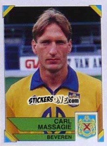 Sticker Carl Massagie - Football Belgium 1994-1995 - Panini