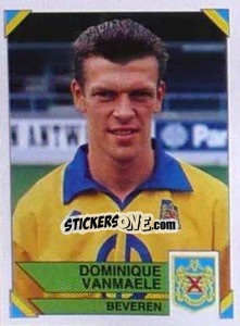 Cromo Dominique Vanmaele - Football Belgium 1994-1995 - Panini