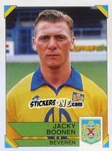 Sticker Jacky Boonen - Football Belgium 1994-1995 - Panini