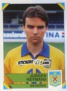 Sticker Jurgen Heymans - Football Belgium 1994-1995 - Panini