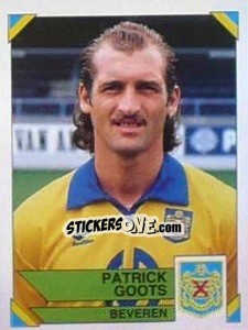 Sticker Patrick Goots - Football Belgium 1994-1995 n. 81 - Panini