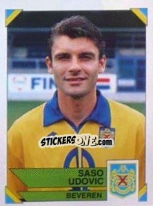 Figurina Saso Udovic - Football Belgium 1994-1995 - Panini