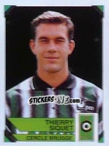Sticker Thierry Siquet - Football Belgium 1994-1995 n. 89 - Panini