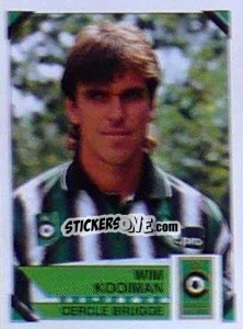 Sticker Wim Kooiman - Football Belgium 1994-1995 n. 90 - Panini