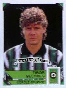 Cromo Tibor Selymes - Football Belgium 1994-1995 - Panini