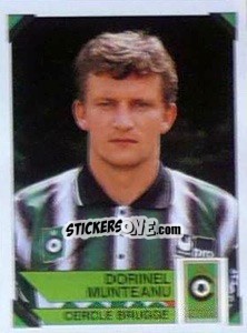 Sticker Dorinel Munteanu - Football Belgium 1994-1995 - Panini