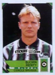 Sticker Bjorn Renty - Football Belgium 1994-1995 - Panini