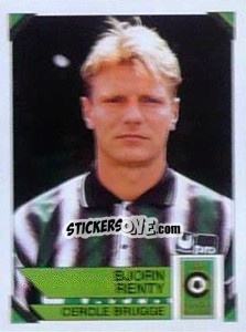 Sticker Bjorn Renty - Football Belgium 1994-1995 n. 98 - Panini