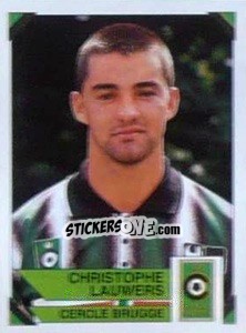 Cromo Christophe Lauwers - Football Belgium 1994-1995 n. 99 - Panini
