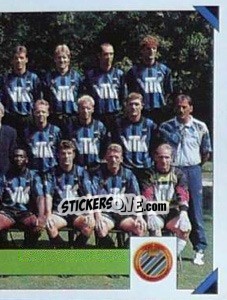 Sticker Elftal / Equipe - Football Belgium 1994-1995 - Panini