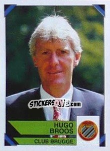Figurina Hugo Broos - Football Belgium 1994-1995 - Panini