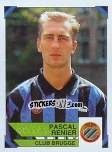 Figurina Pascal Renier - Football Belgium 1994-1995 - Panini