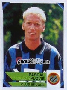 Figurina Pascal Plovie - Football Belgium 1994-1995 - Panini