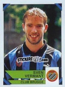 Sticker Sven Vermant - Football Belgium 1994-1995 - Panini
