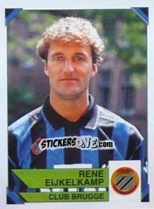 Figurina Rene Eijkelkamp - Football Belgium 1994-1995 - Panini