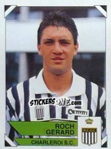 Sticker Roch Gerard - Football Belgium 1994-1995 - Panini