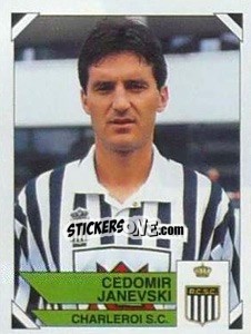 Figurina Cedomir Janevski - Football Belgium 1994-1995 - Panini