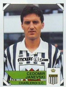 Sticker Cedomir Janevski - Football Belgium 1994-1995 n. 127 - Panini