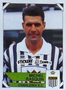 Sticker Michel Rasquin - Football Belgium 1994-1995 - Panini