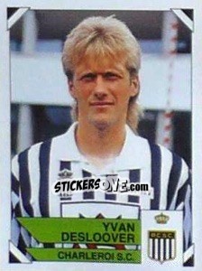 Sticker Yvan Desloover - Football Belgium 1994-1995 n. 129 - Panini