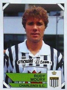 Sticker Rudy Moury - Football Belgium 1994-1995 n. 130 - Panini