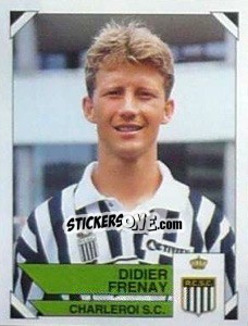 Cromo Didier Frenay - Football Belgium 1994-1995 - Panini