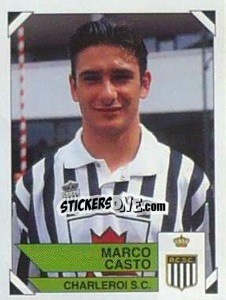 Sticker Marco Casto - Football Belgium 1994-1995 n. 134 - Panini