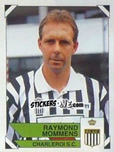 Figurina Raymond Mommens - Football Belgium 1994-1995 - Panini