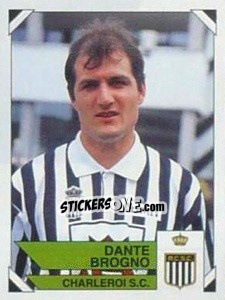 Figurina Dante Brogno - Football Belgium 1994-1995 - Panini