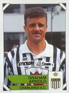 Figurina Graham Arnold - Football Belgium 1994-1995 - Panini