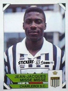Figurina Jean-Jacques Misse Misse - Football Belgium 1994-1995 - Panini